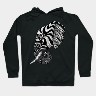 Elephant Ornate Hoodie